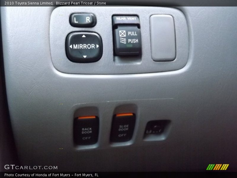 Blizzard Pearl Tricoat / Stone 2010 Toyota Sienna Limited