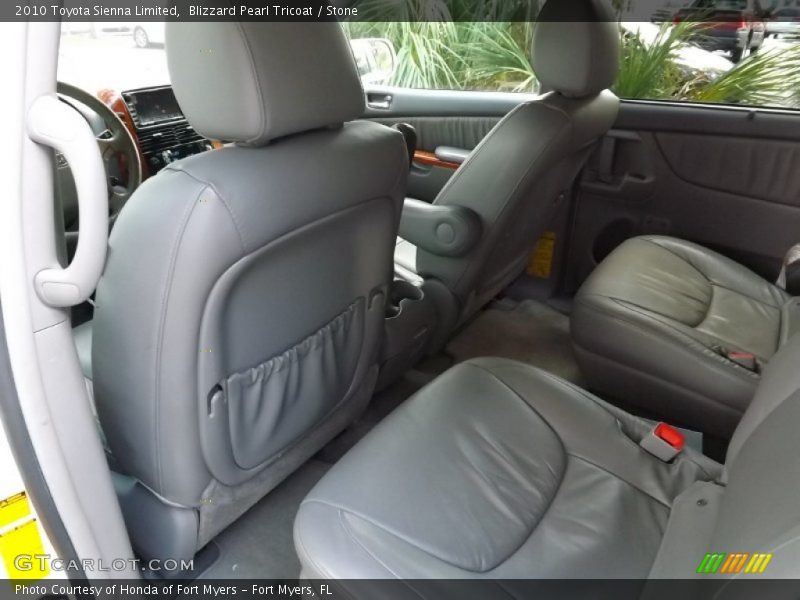 Blizzard Pearl Tricoat / Stone 2010 Toyota Sienna Limited