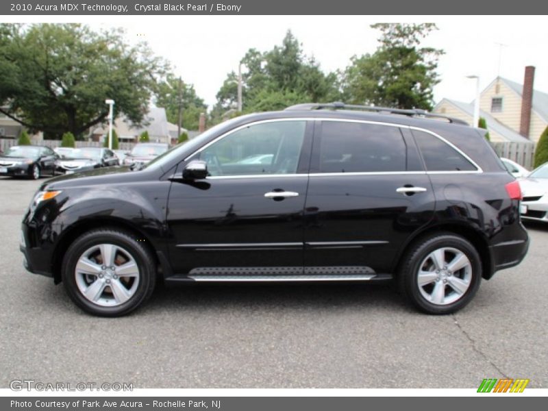 Crystal Black Pearl / Ebony 2010 Acura MDX Technology