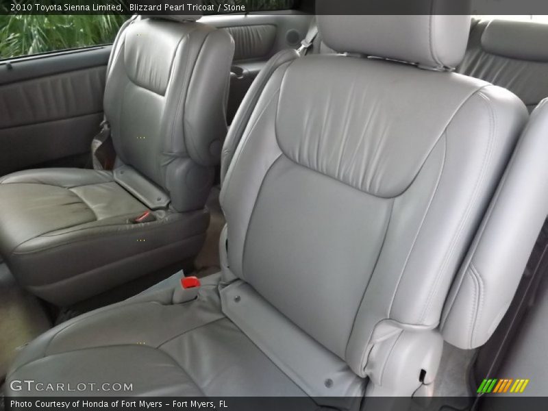 Blizzard Pearl Tricoat / Stone 2010 Toyota Sienna Limited