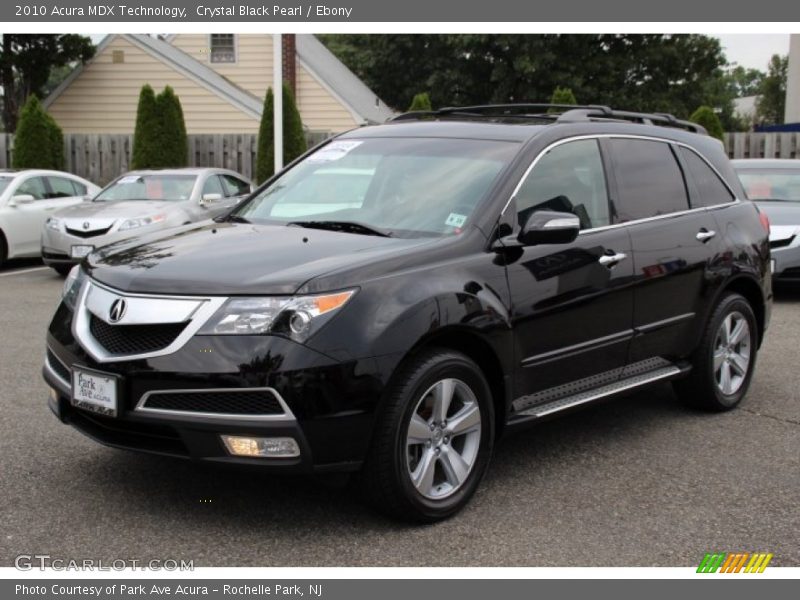 Crystal Black Pearl / Ebony 2010 Acura MDX Technology