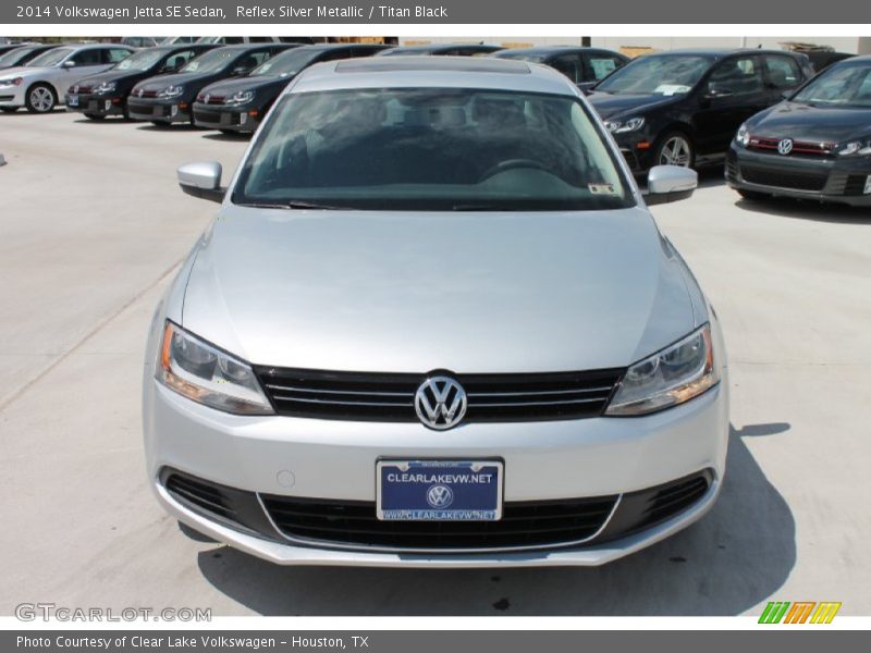 Reflex Silver Metallic / Titan Black 2014 Volkswagen Jetta SE Sedan