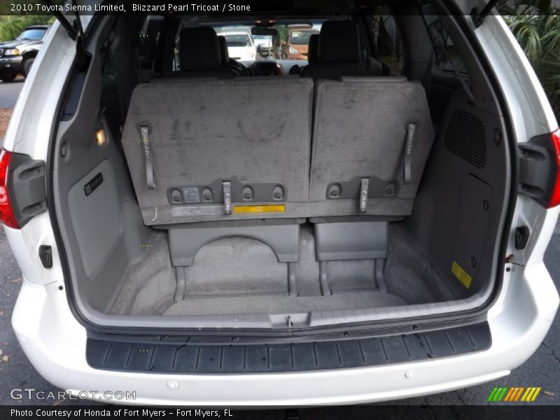 Blizzard Pearl Tricoat / Stone 2010 Toyota Sienna Limited