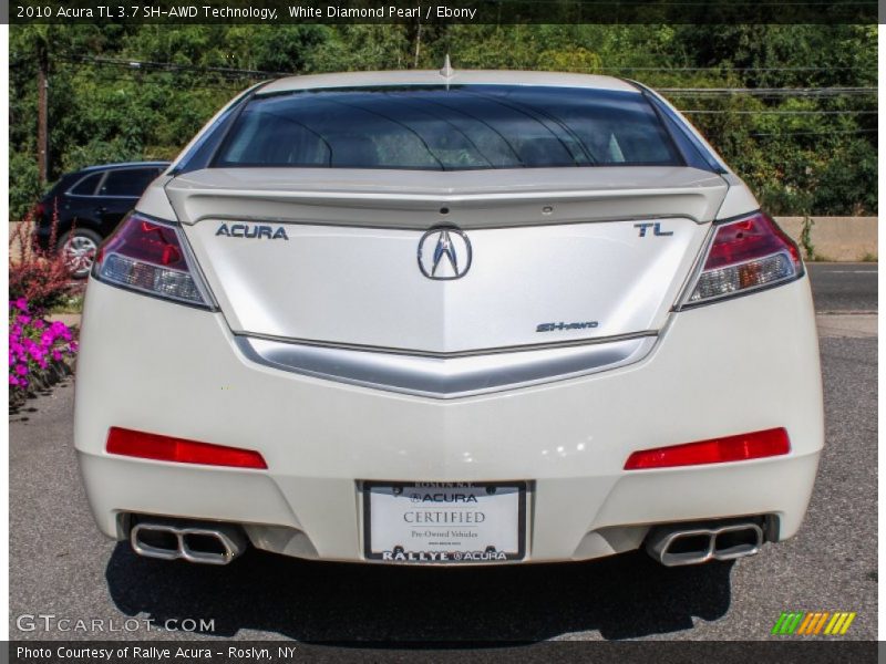 White Diamond Pearl / Ebony 2010 Acura TL 3.7 SH-AWD Technology