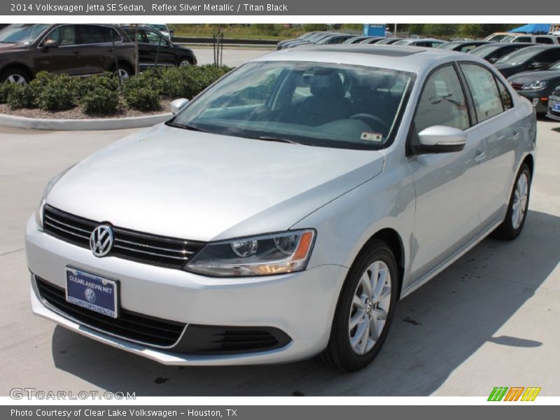 Reflex Silver Metallic / Titan Black 2014 Volkswagen Jetta SE Sedan