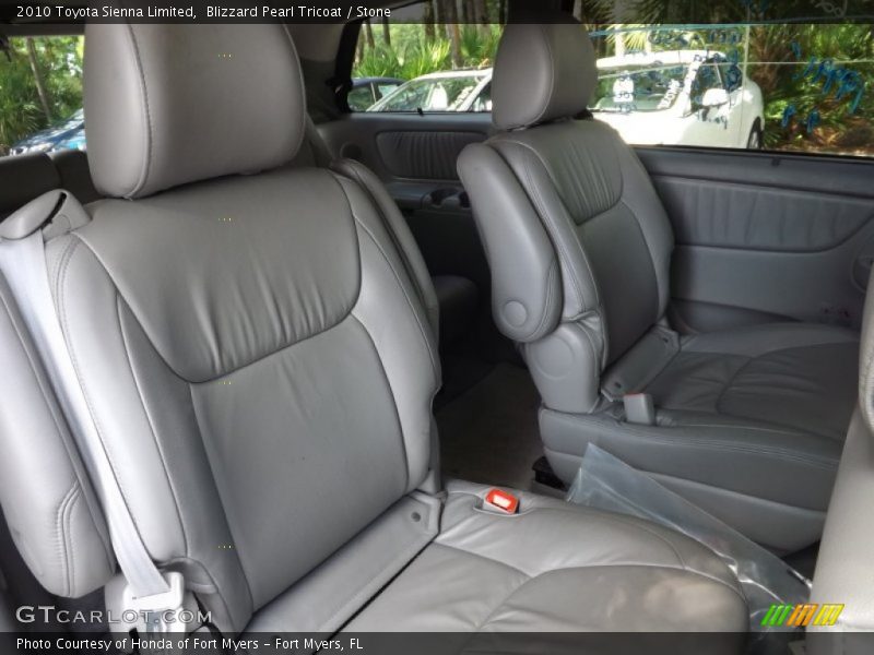 Blizzard Pearl Tricoat / Stone 2010 Toyota Sienna Limited