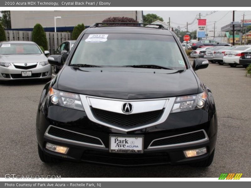 Crystal Black Pearl / Ebony 2010 Acura MDX Technology