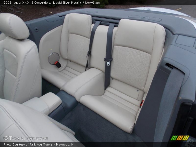 Liquid Silver Metallic / Ivory/Slate 2008 Jaguar XK XK8 Convertible