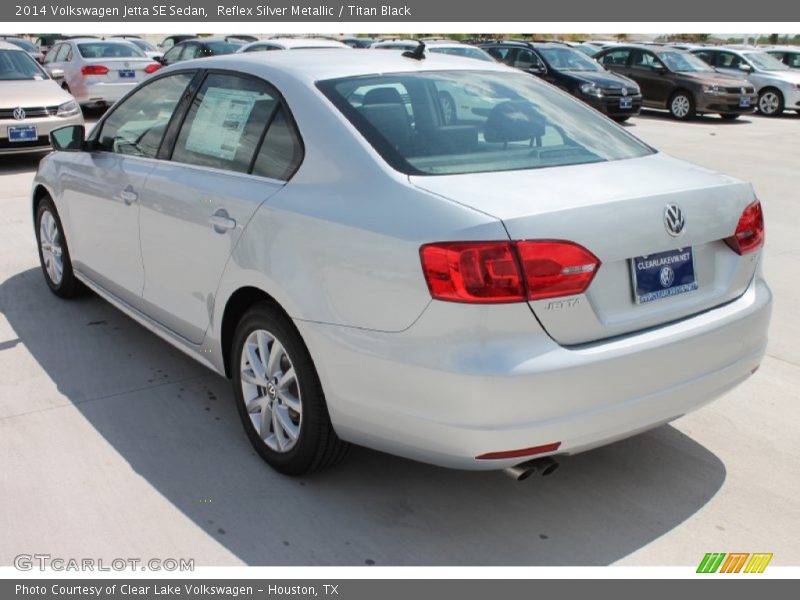 Reflex Silver Metallic / Titan Black 2014 Volkswagen Jetta SE Sedan