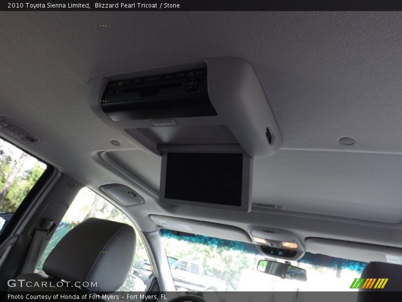 Blizzard Pearl Tricoat / Stone 2010 Toyota Sienna Limited