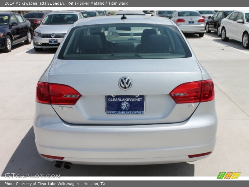 Reflex Silver Metallic / Titan Black 2014 Volkswagen Jetta SE Sedan