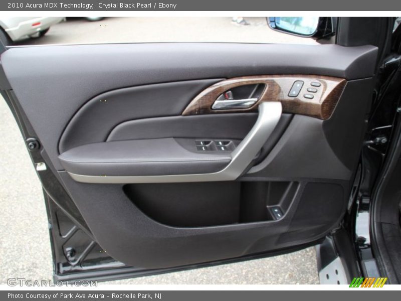 Crystal Black Pearl / Ebony 2010 Acura MDX Technology