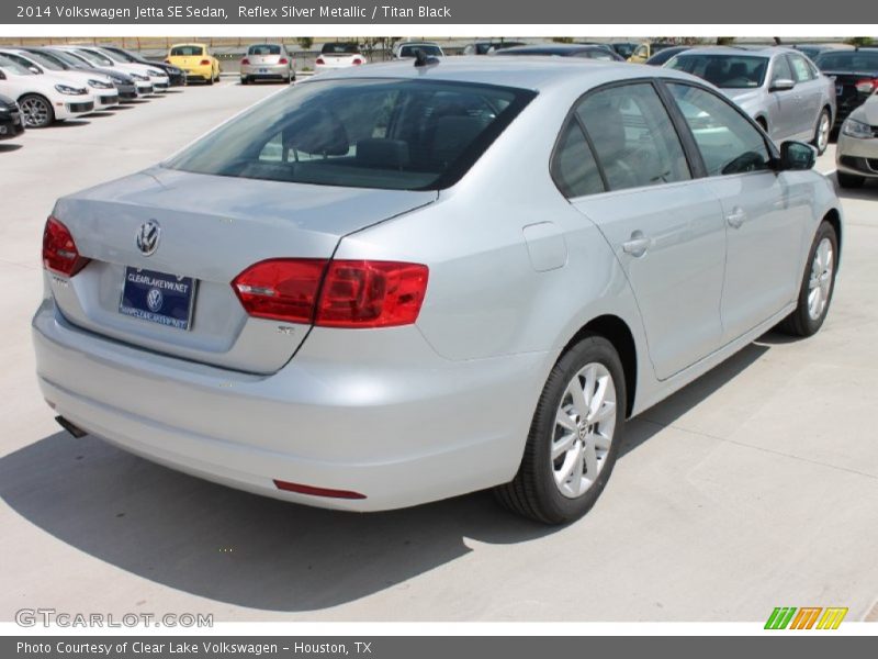 Reflex Silver Metallic / Titan Black 2014 Volkswagen Jetta SE Sedan