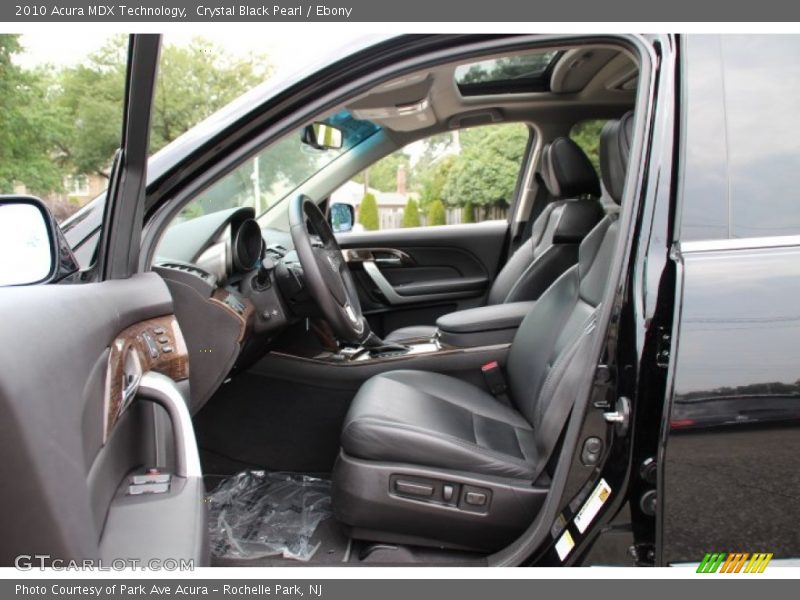 Crystal Black Pearl / Ebony 2010 Acura MDX Technology