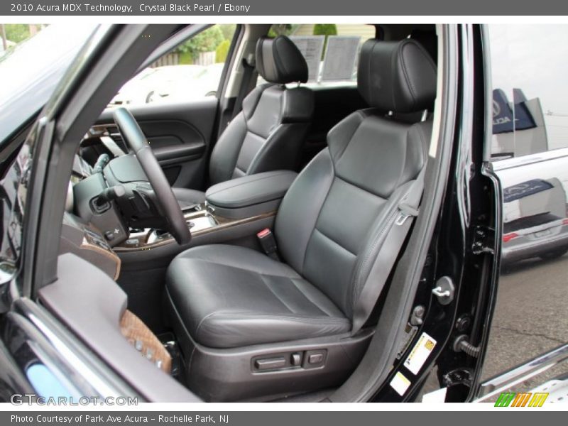 Crystal Black Pearl / Ebony 2010 Acura MDX Technology