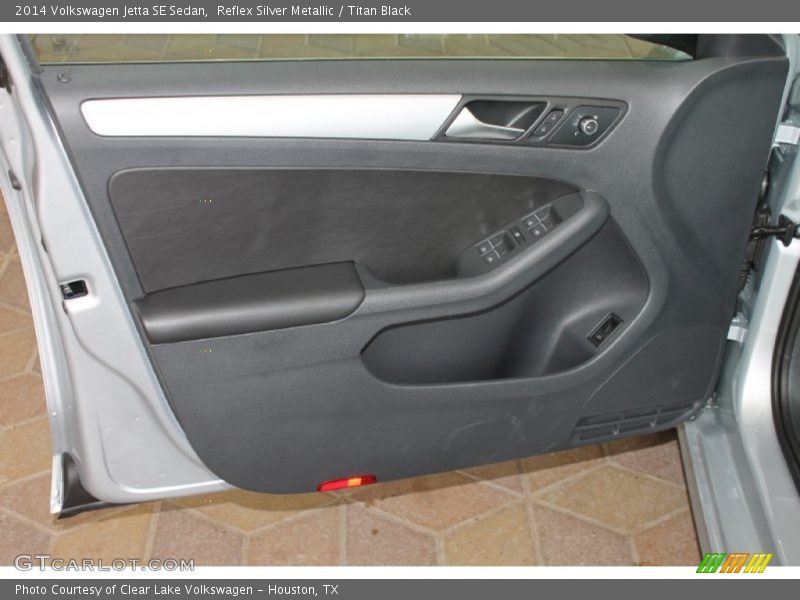 Reflex Silver Metallic / Titan Black 2014 Volkswagen Jetta SE Sedan