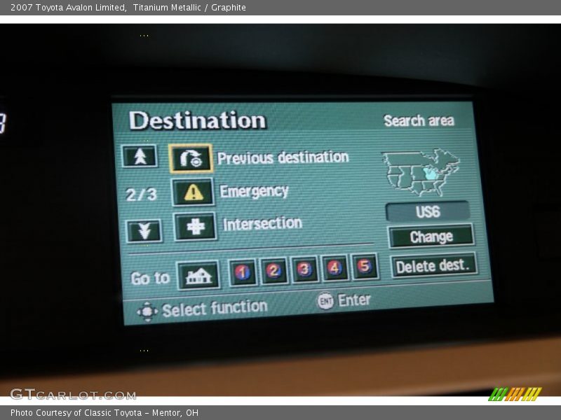 Titanium Metallic / Graphite 2007 Toyota Avalon Limited