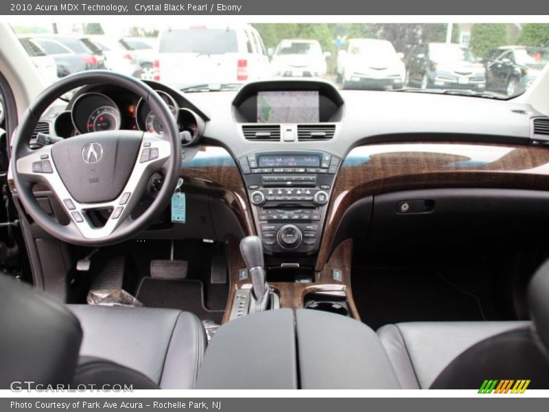 Crystal Black Pearl / Ebony 2010 Acura MDX Technology