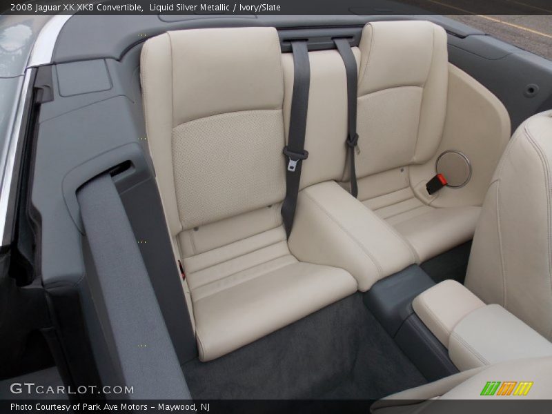 Liquid Silver Metallic / Ivory/Slate 2008 Jaguar XK XK8 Convertible