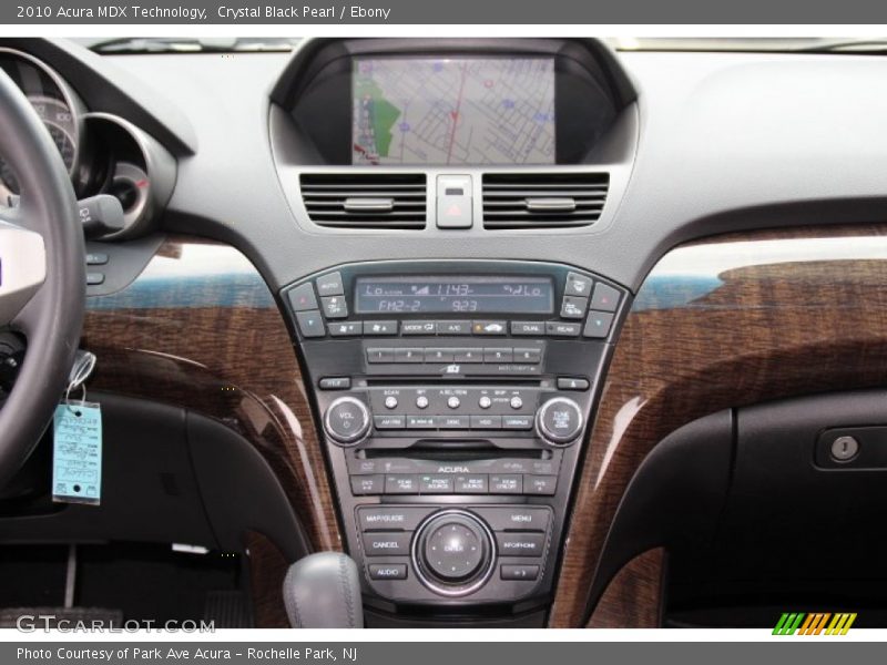 Crystal Black Pearl / Ebony 2010 Acura MDX Technology