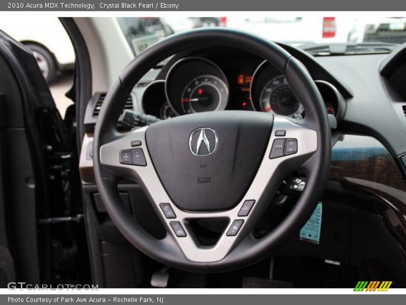 Crystal Black Pearl / Ebony 2010 Acura MDX Technology