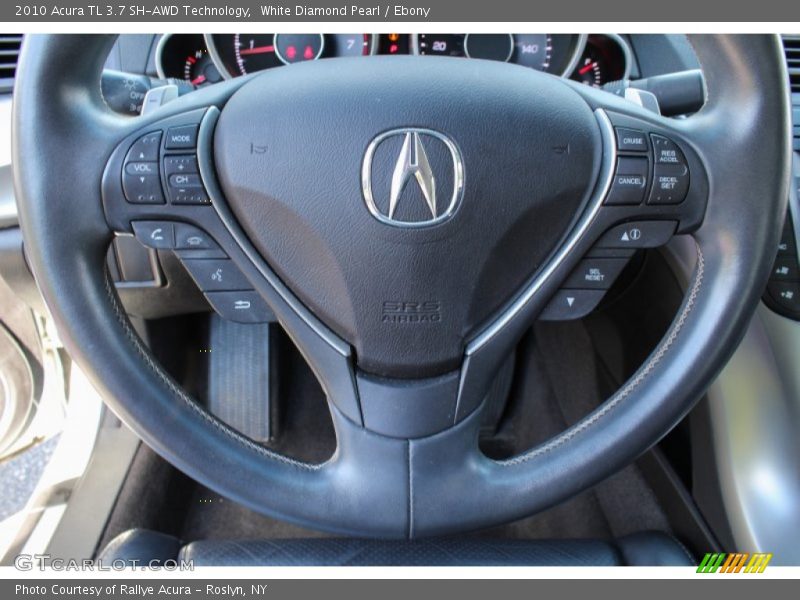 White Diamond Pearl / Ebony 2010 Acura TL 3.7 SH-AWD Technology