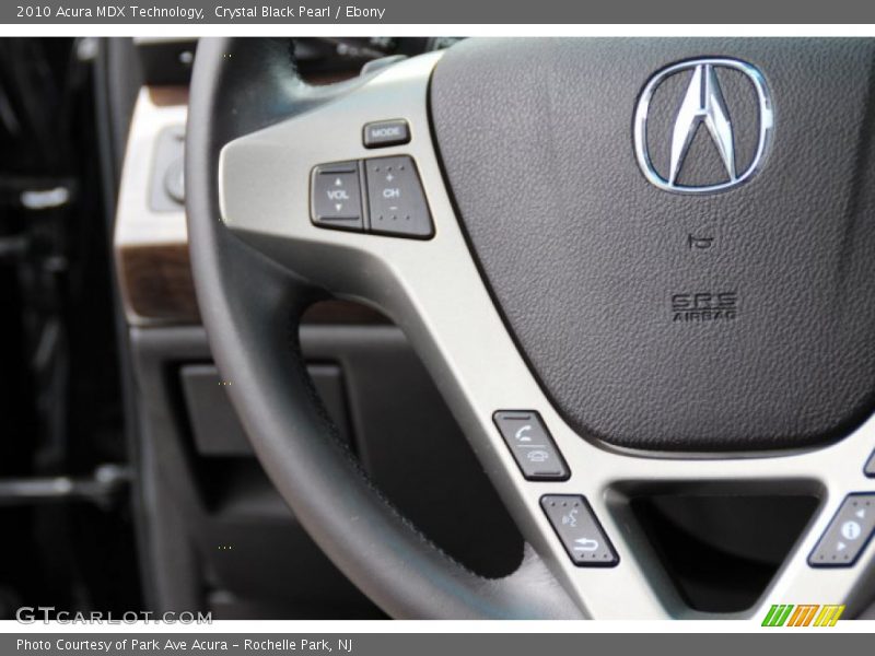 Crystal Black Pearl / Ebony 2010 Acura MDX Technology