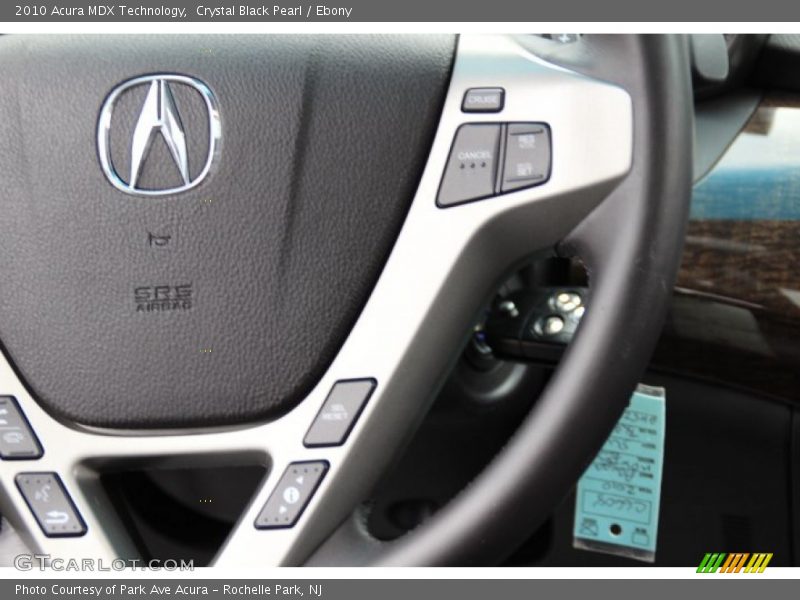 Crystal Black Pearl / Ebony 2010 Acura MDX Technology