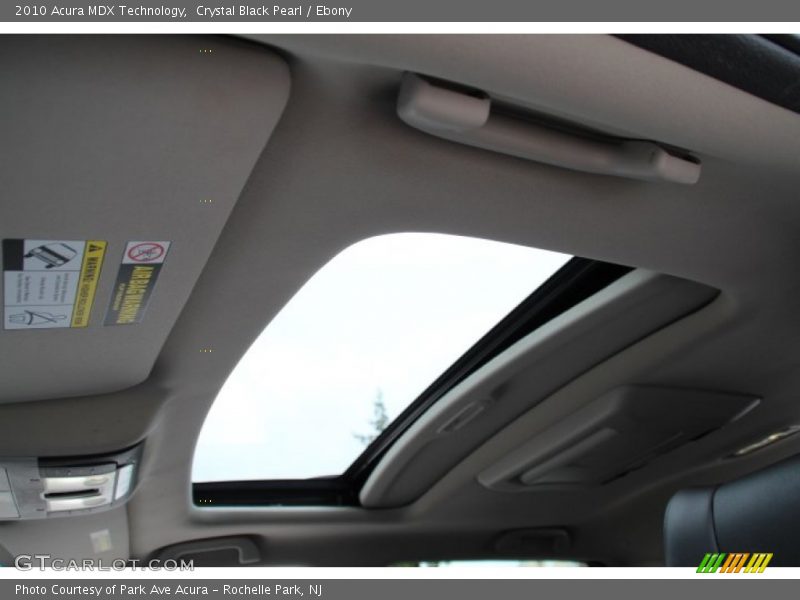 Crystal Black Pearl / Ebony 2010 Acura MDX Technology