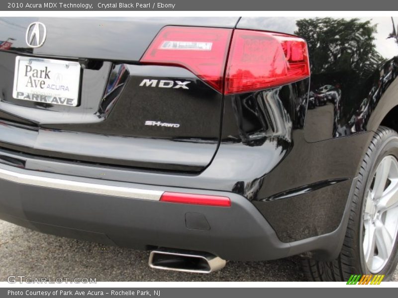 Crystal Black Pearl / Ebony 2010 Acura MDX Technology