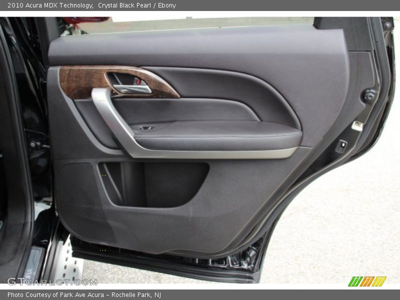 Crystal Black Pearl / Ebony 2010 Acura MDX Technology