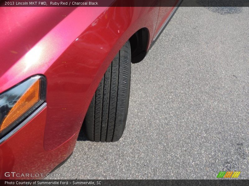 Ruby Red / Charcoal Black 2013 Lincoln MKT FWD