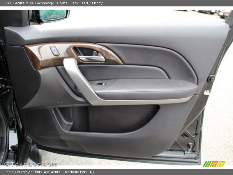 Crystal Black Pearl / Ebony 2010 Acura MDX Technology