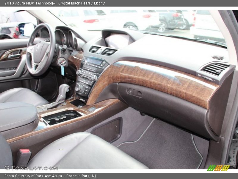 Crystal Black Pearl / Ebony 2010 Acura MDX Technology