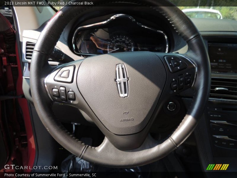 Ruby Red / Charcoal Black 2013 Lincoln MKT FWD