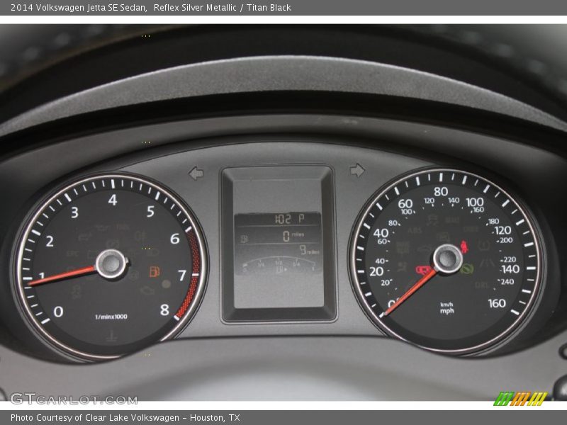 Reflex Silver Metallic / Titan Black 2014 Volkswagen Jetta SE Sedan
