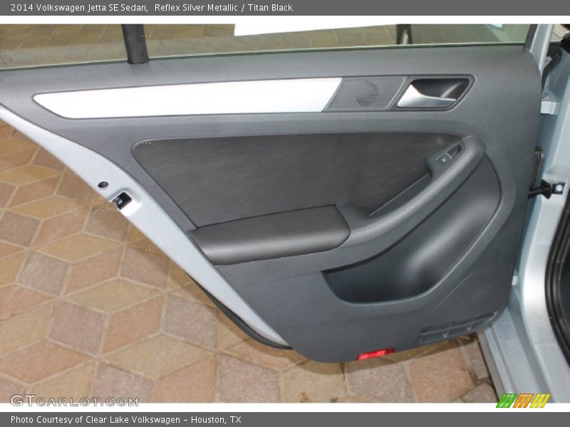 Reflex Silver Metallic / Titan Black 2014 Volkswagen Jetta SE Sedan