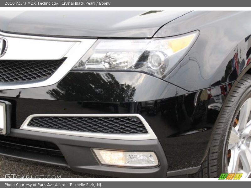 Crystal Black Pearl / Ebony 2010 Acura MDX Technology