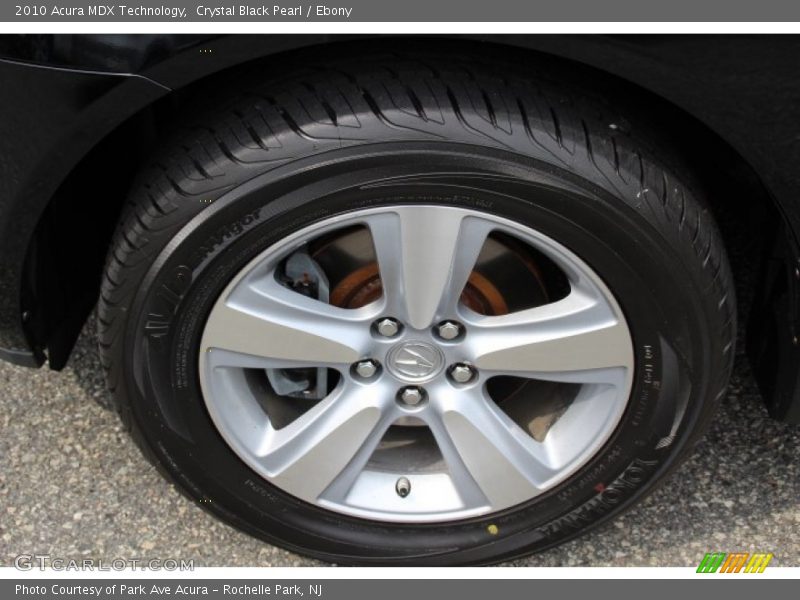 Crystal Black Pearl / Ebony 2010 Acura MDX Technology