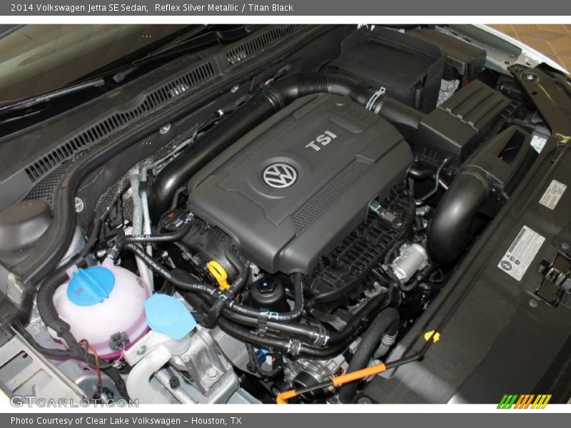 Reflex Silver Metallic / Titan Black 2014 Volkswagen Jetta SE Sedan