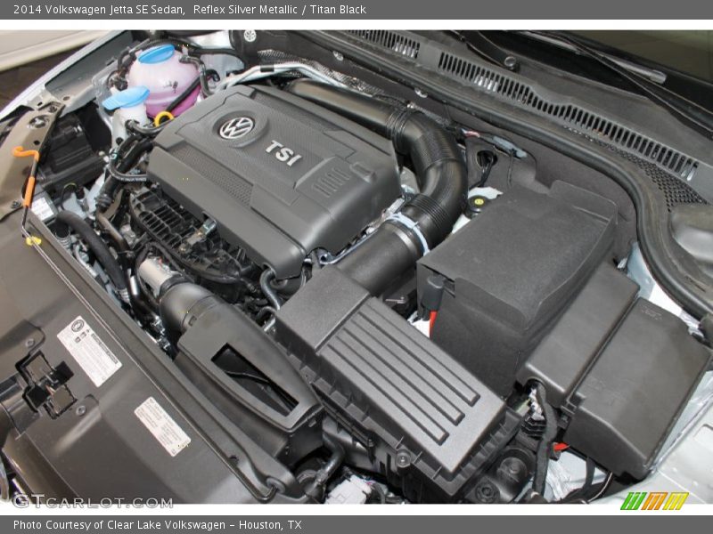 Reflex Silver Metallic / Titan Black 2014 Volkswagen Jetta SE Sedan