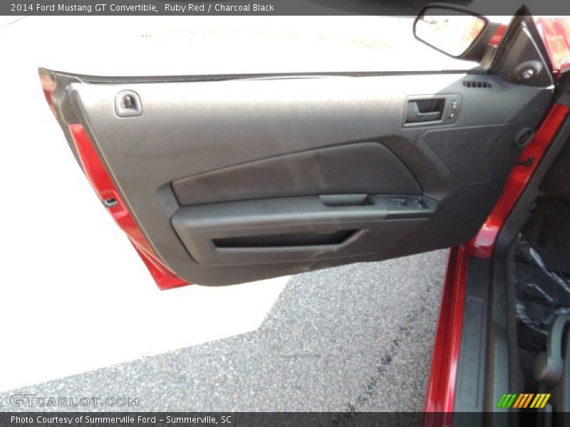 Ruby Red / Charcoal Black 2014 Ford Mustang GT Convertible