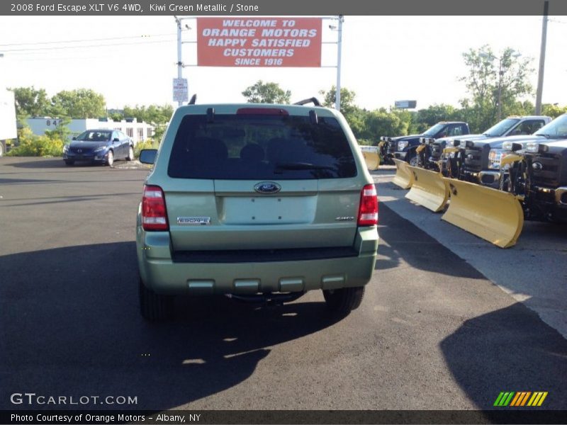 Kiwi Green Metallic / Stone 2008 Ford Escape XLT V6 4WD