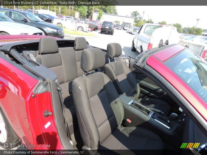 Ruby Red / Charcoal Black 2014 Ford Mustang GT Convertible
