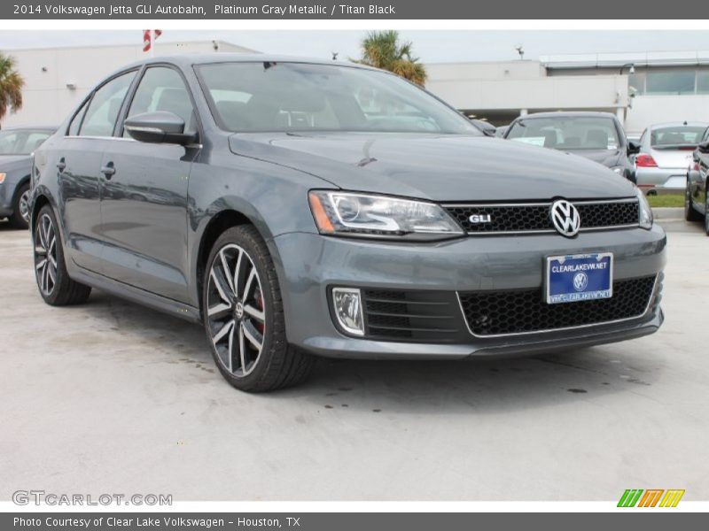 Platinum Gray Metallic / Titan Black 2014 Volkswagen Jetta GLI Autobahn