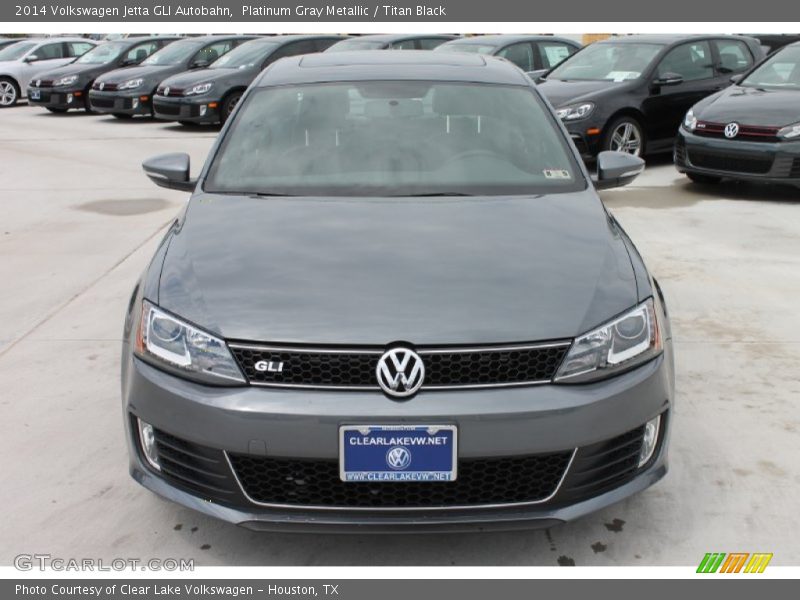 Platinum Gray Metallic / Titan Black 2014 Volkswagen Jetta GLI Autobahn