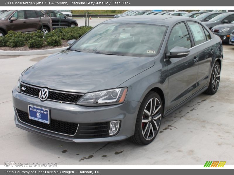 Platinum Gray Metallic / Titan Black 2014 Volkswagen Jetta GLI Autobahn