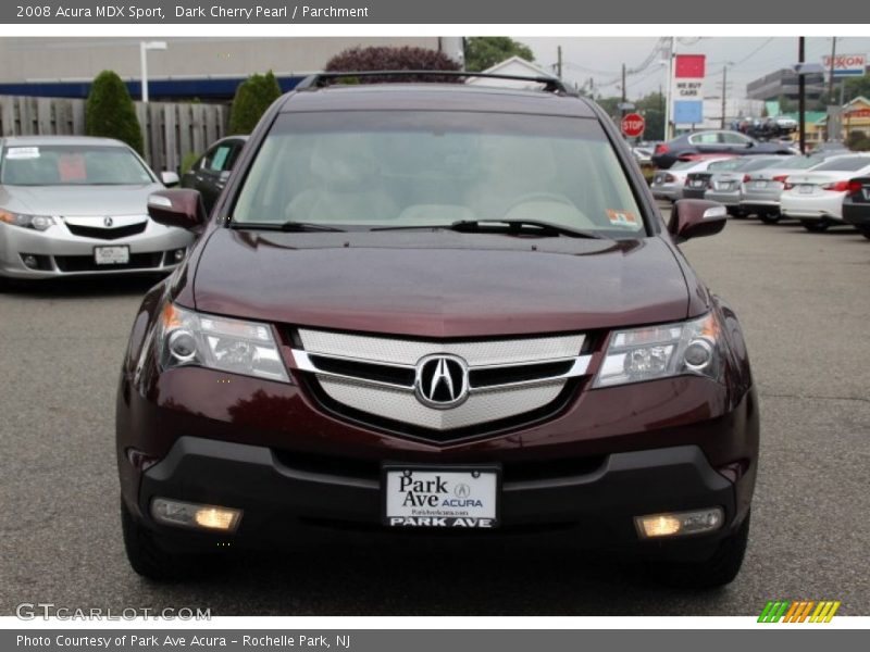 Dark Cherry Pearl / Parchment 2008 Acura MDX Sport