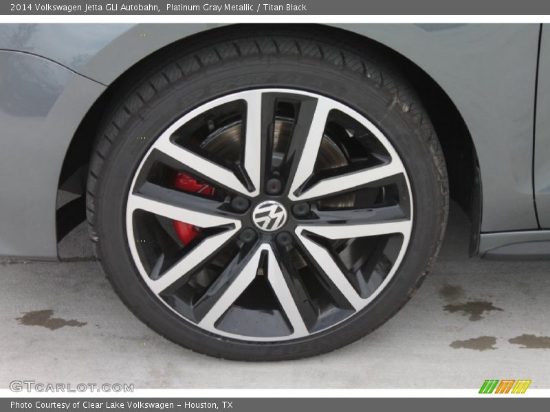 Platinum Gray Metallic / Titan Black 2014 Volkswagen Jetta GLI Autobahn