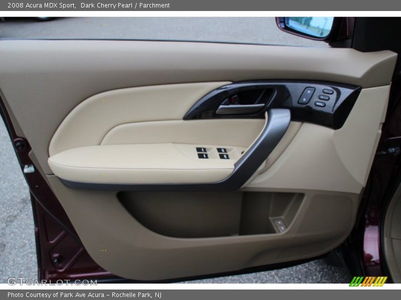 Dark Cherry Pearl / Parchment 2008 Acura MDX Sport